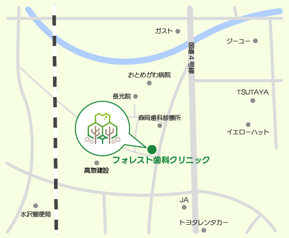 フォレスト歯科地図